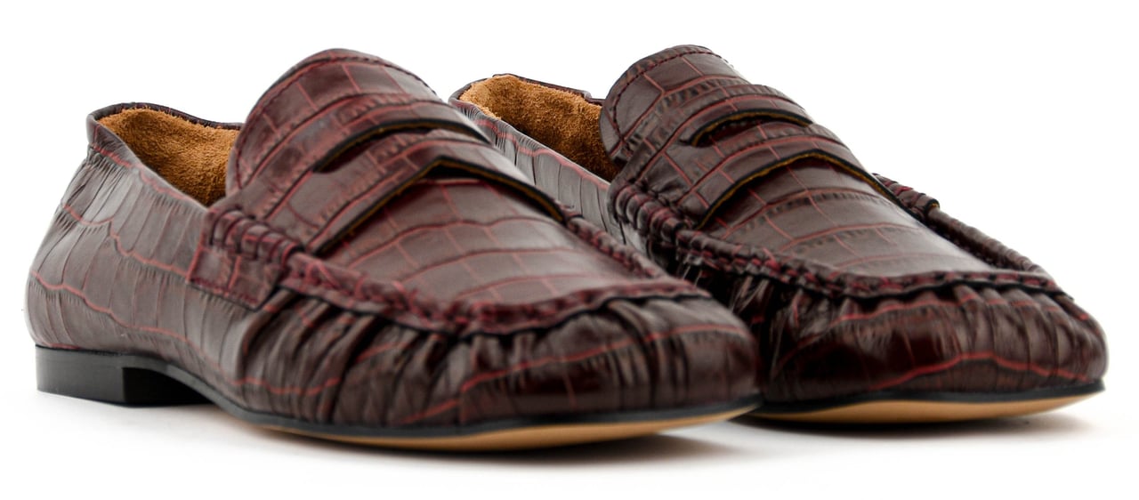 Toral Penny Loafer Bordeaux Rood