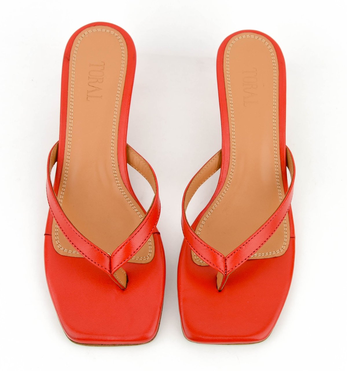 Toral Rocio Thong Sandal Red Rood