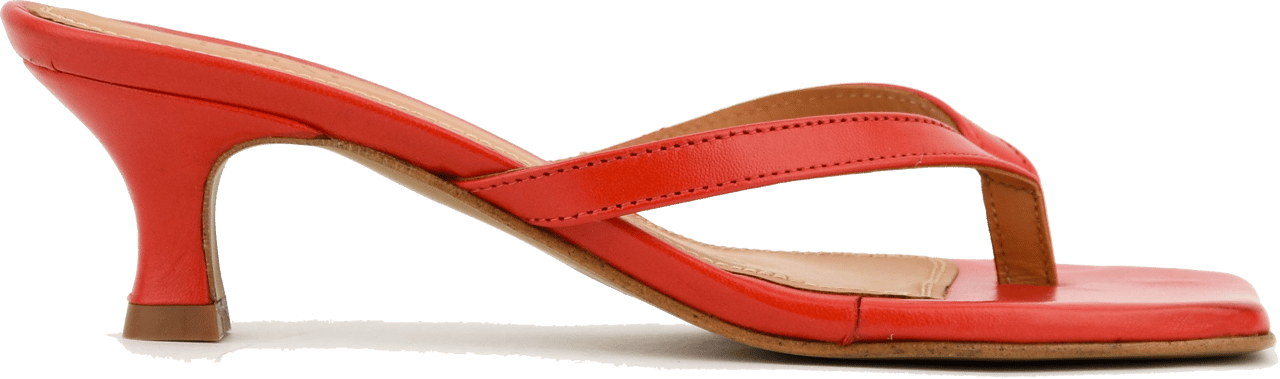 Toral Rocio Thong Sandal Red Rood