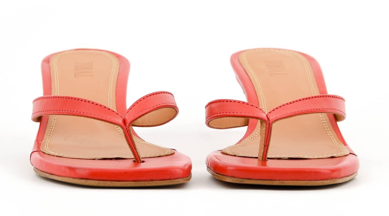 Toral Rocio Thong Sandal Red Rood