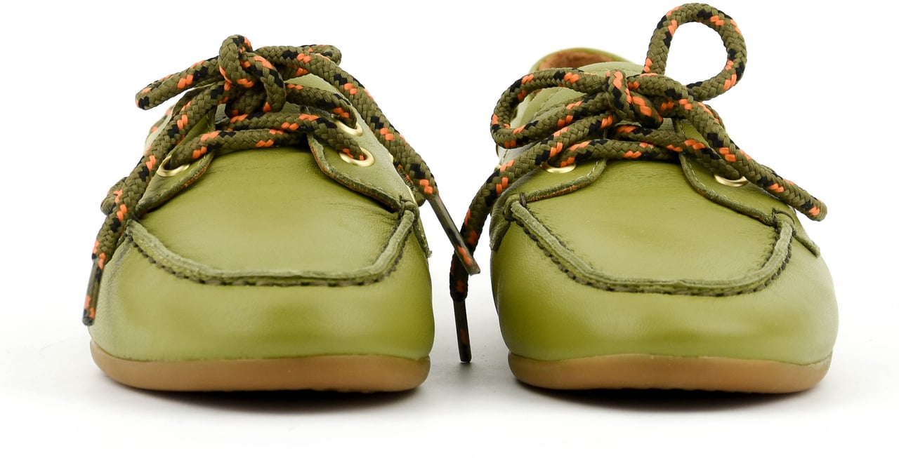 Toral Boat Shoe Olive Groen