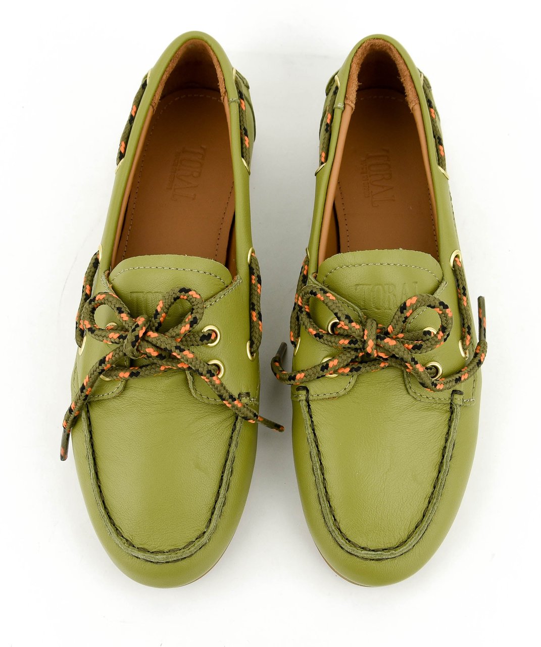 Toral Boat Shoe Olive Groen