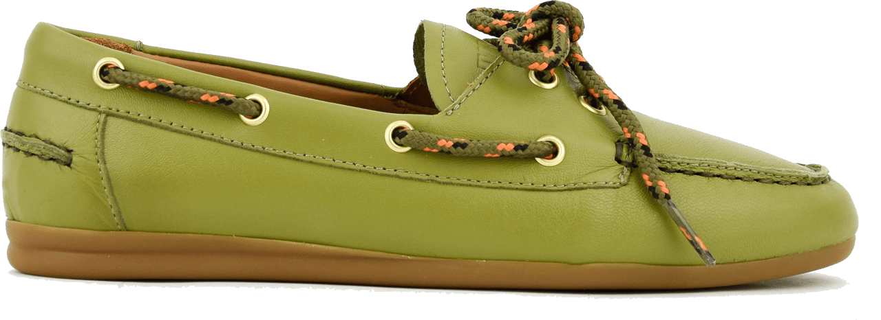 Toral Boat Shoe Olive Groen