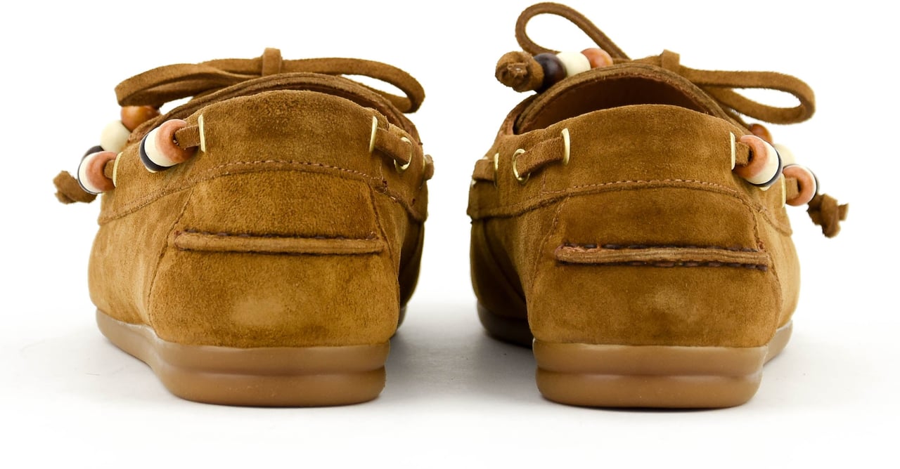Toral Boat Shoe Fringes Tan Bruin