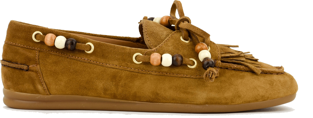 Toral Boat Shoe Fringes Tan Bruin