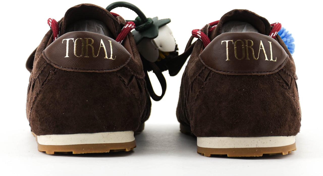 Toral Erin Sneaker Brownish Red Suede Bruin