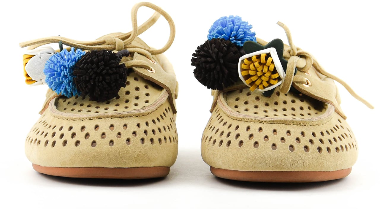 Toral Karmel Loafer Beige Pompom Beige