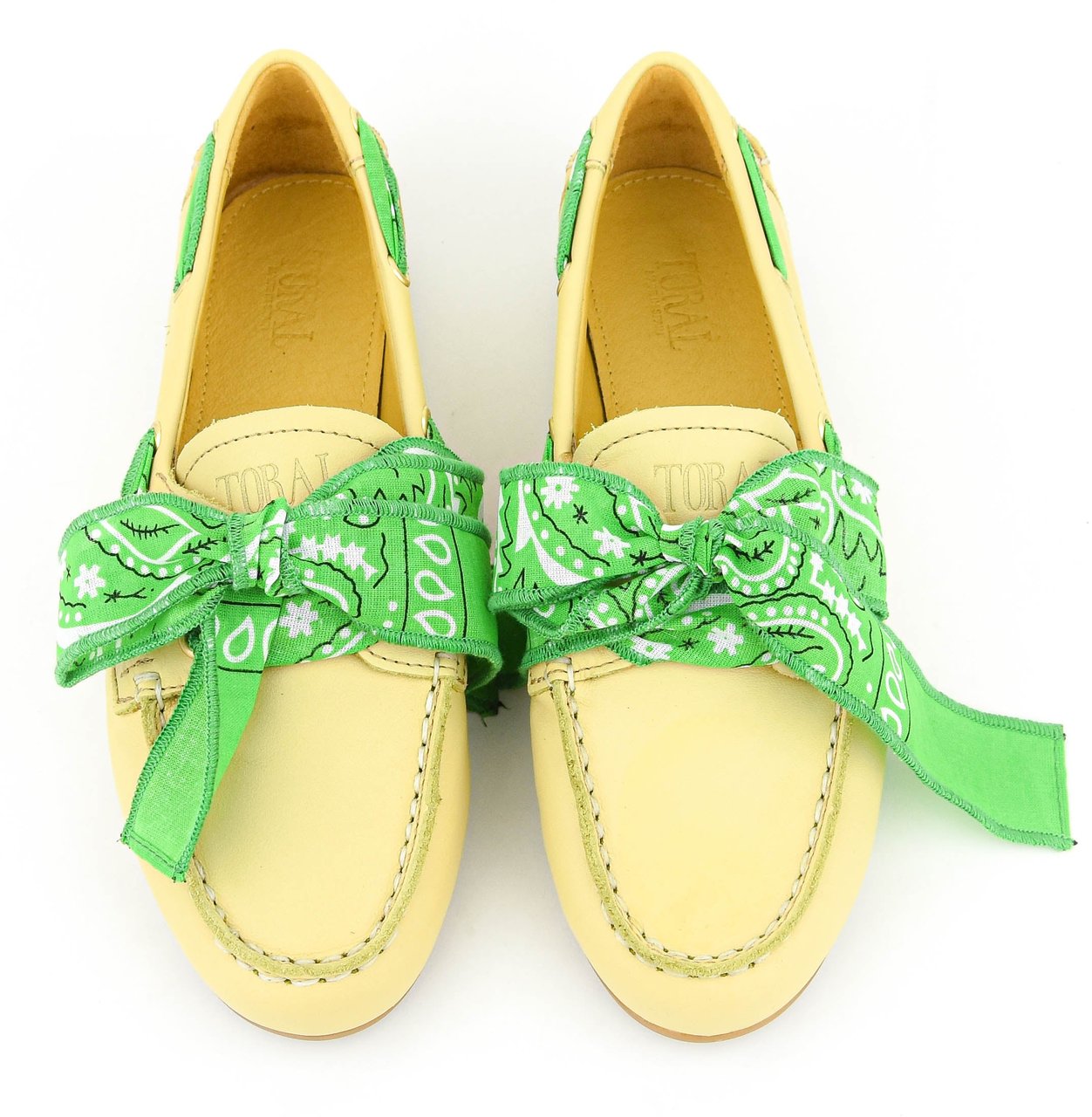 Toral Nahua Scarf Loafer Yellow Geel