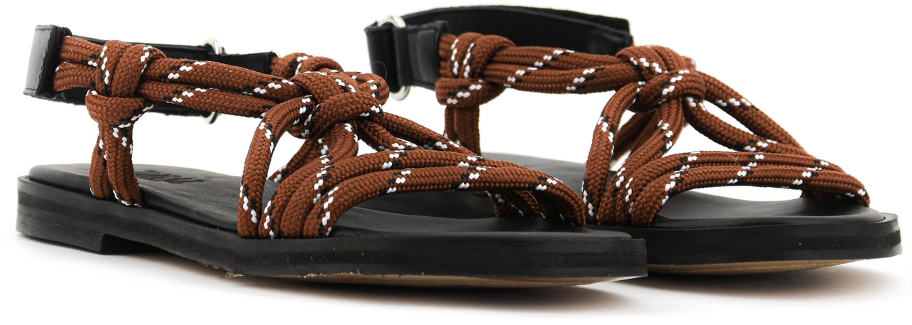 Toral Devon Rope Sandal Brown Bruin