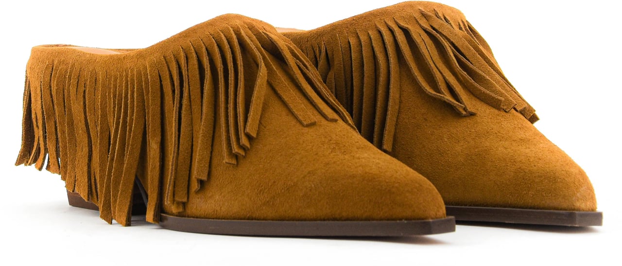 Toral Dawa Western Mule Franges  Tan Bruin