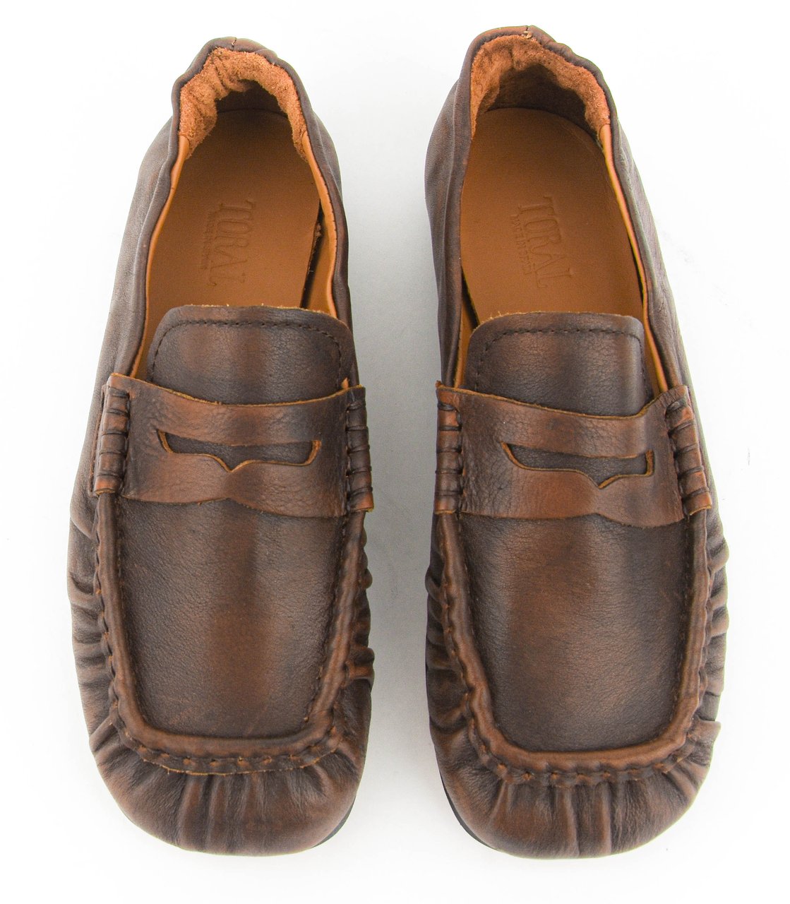 Toral Penny Loafer Vintage Brown Bruin