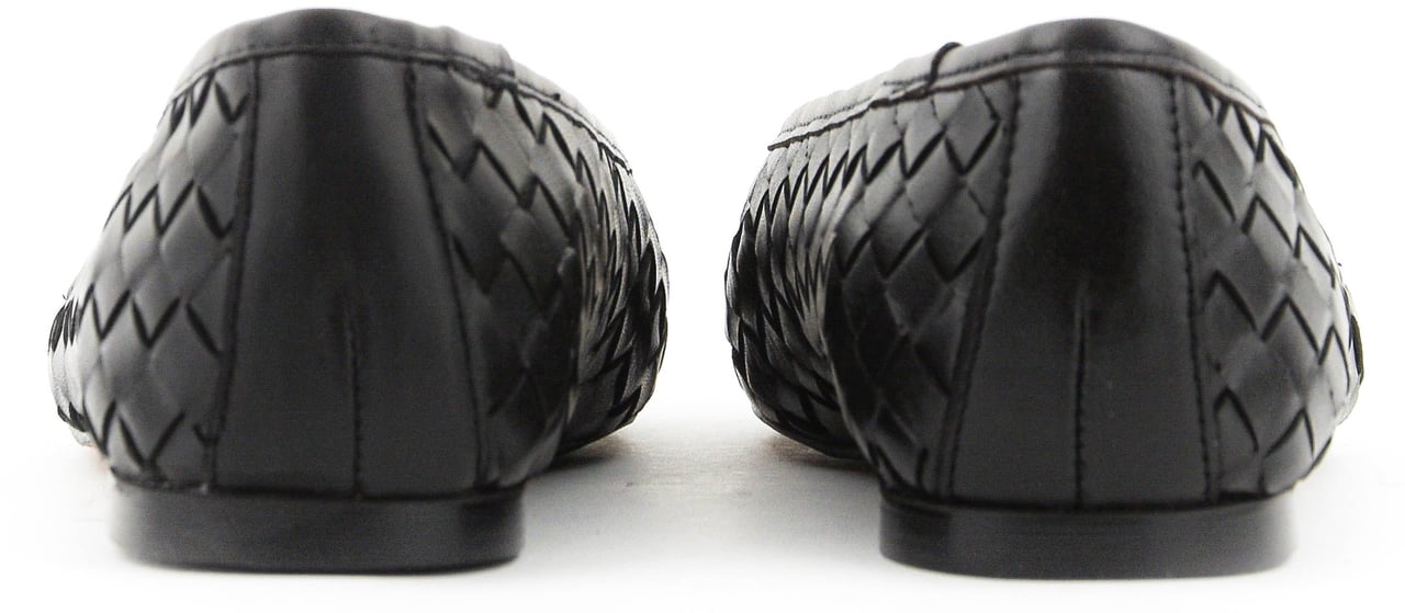 Toral Ginebra Ballerina Black Woven Zwart