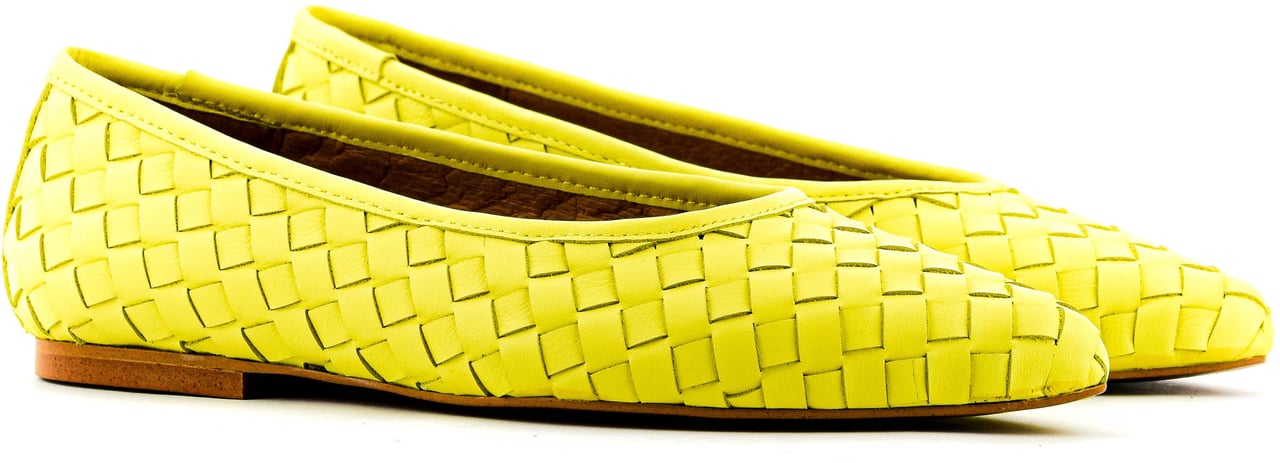 Toral Ginebra Ballerina Yellow Woven Geel