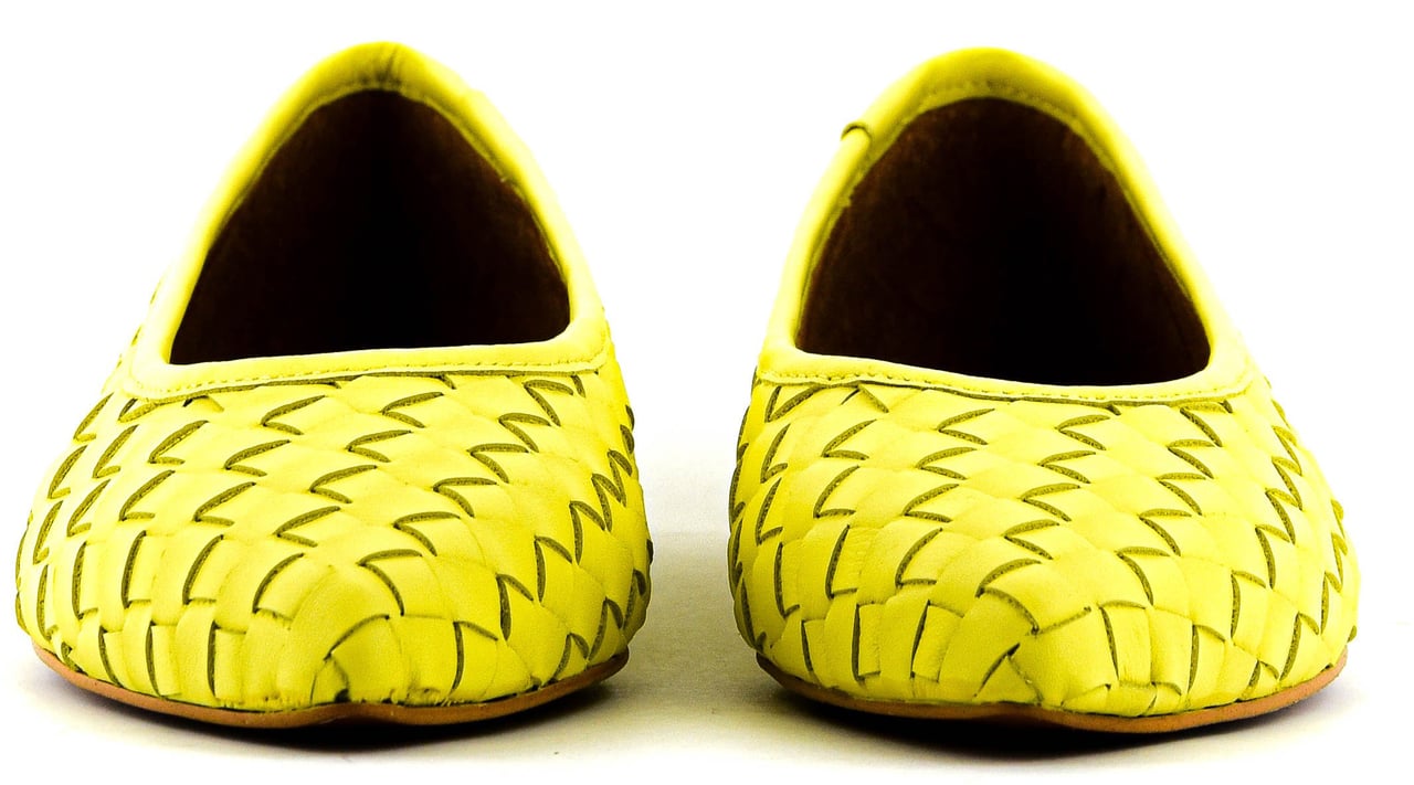 Toral Ginebra Ballerina Yellow Woven Geel