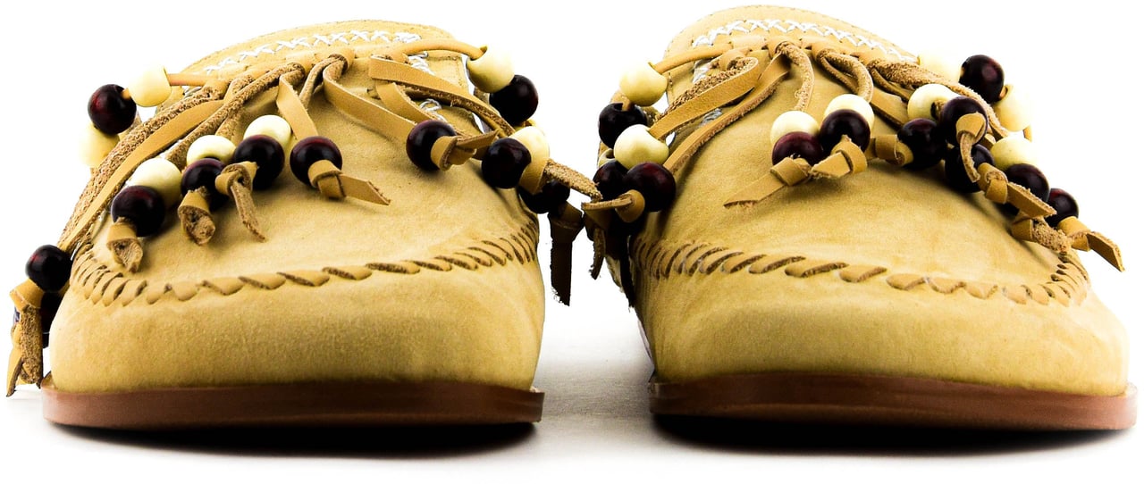 Toral Inka Beads Slide Camel Beige