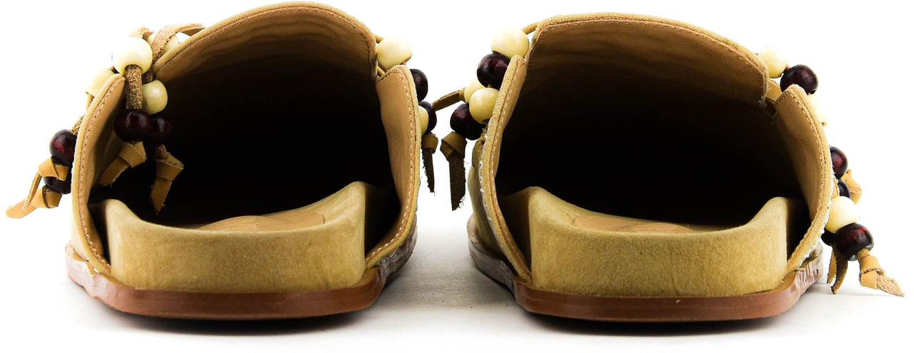 Toral Inka Beads Slide Camel Beige