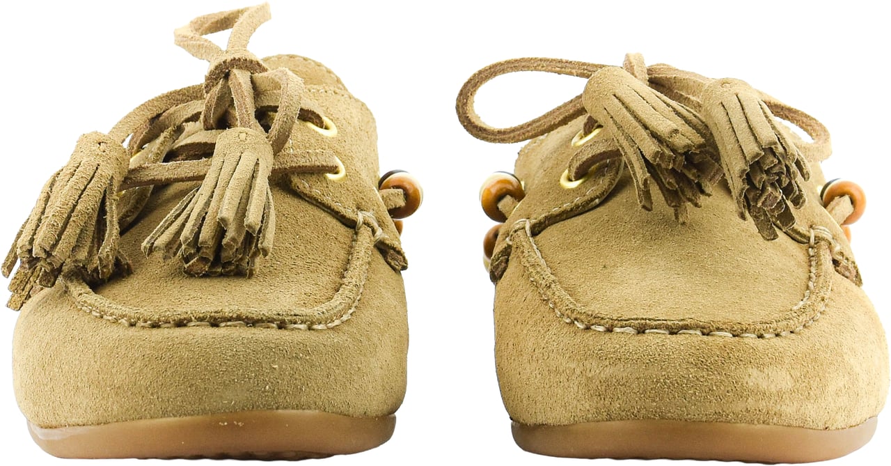 Toral Boat Loafer Mule Sand Beige