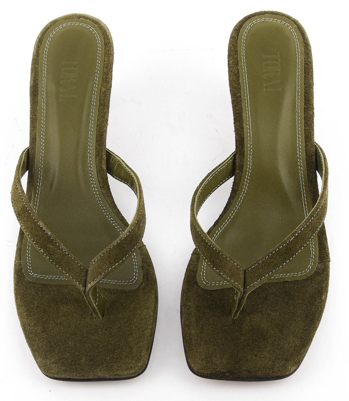 Toral Rocio Thong Sandal Moss Green Groen