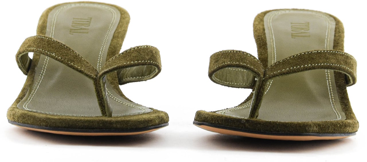 Toral Rocio Thong Sandal Moss Green Groen