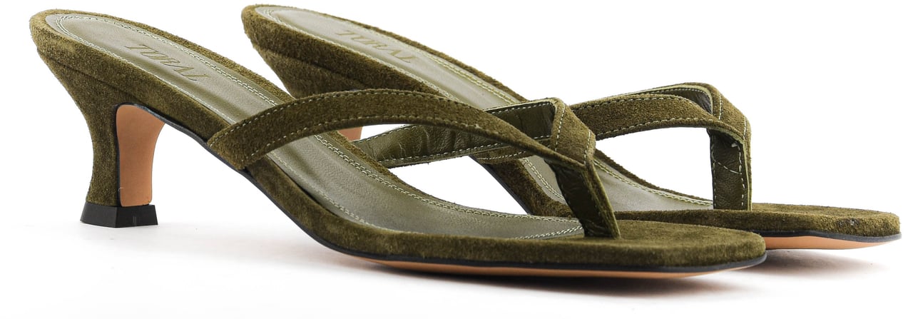 Toral Rocio Thong Sandal Moss Green Groen