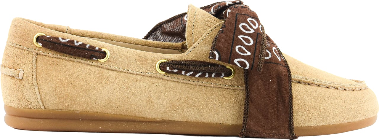 Toral Nahua Scarf Loafer Marron Beige