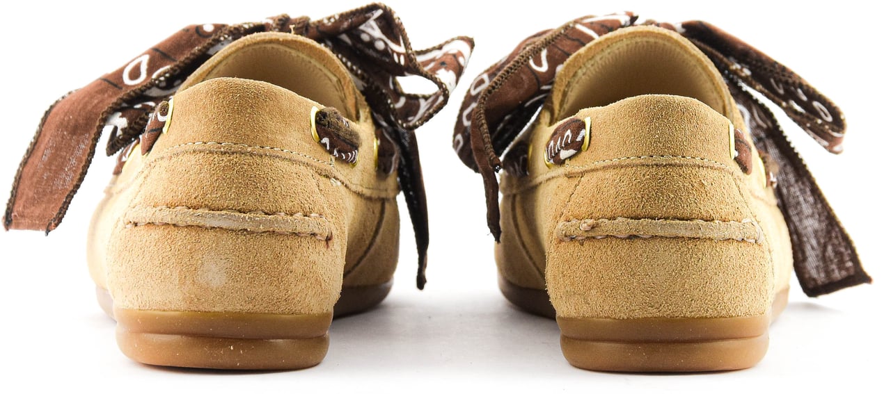 Toral Nahua Scarf Loafer Marron Beige