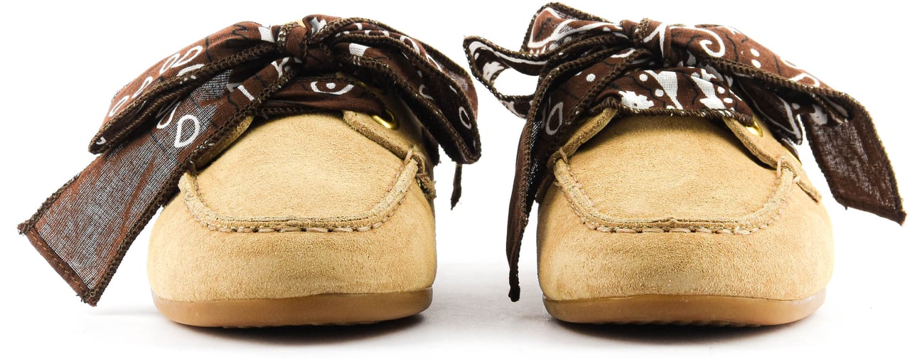 Toral Nahua Scarf Loafer Marron Beige