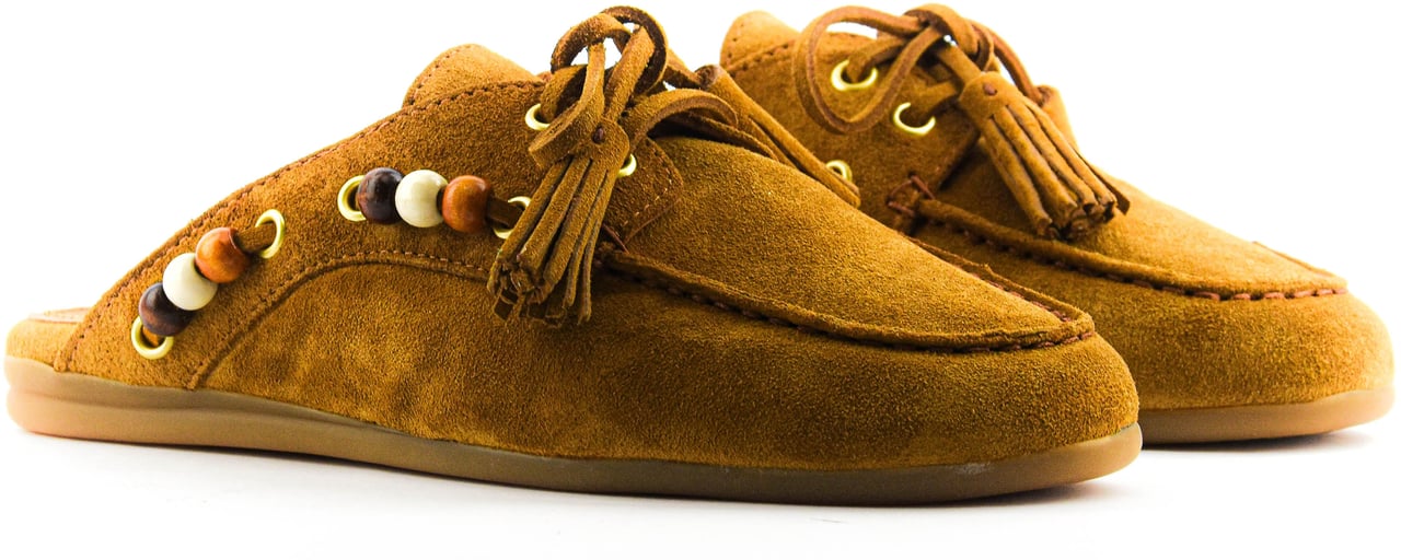 Toral Boat Loafer Mule Cognac Divers