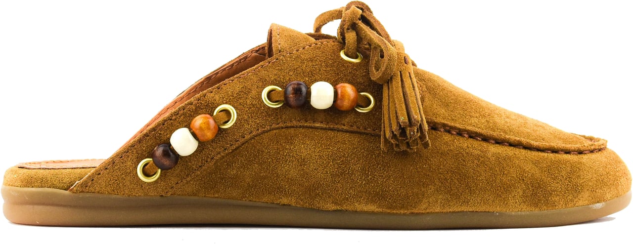 Toral Boat Loafer Mule Cognac Divers