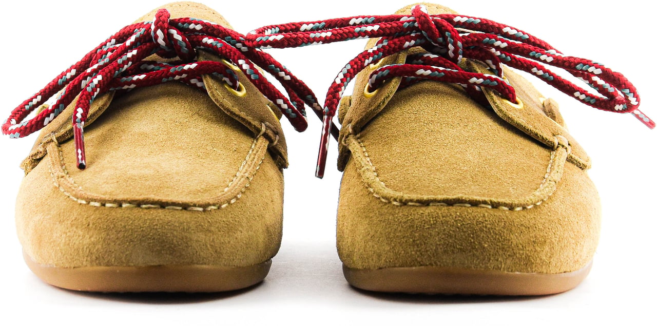 Toral Boat Loafer Mule Sand Beige