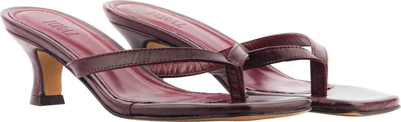 Toral Rocio Thong Sandal Burdeos Rood