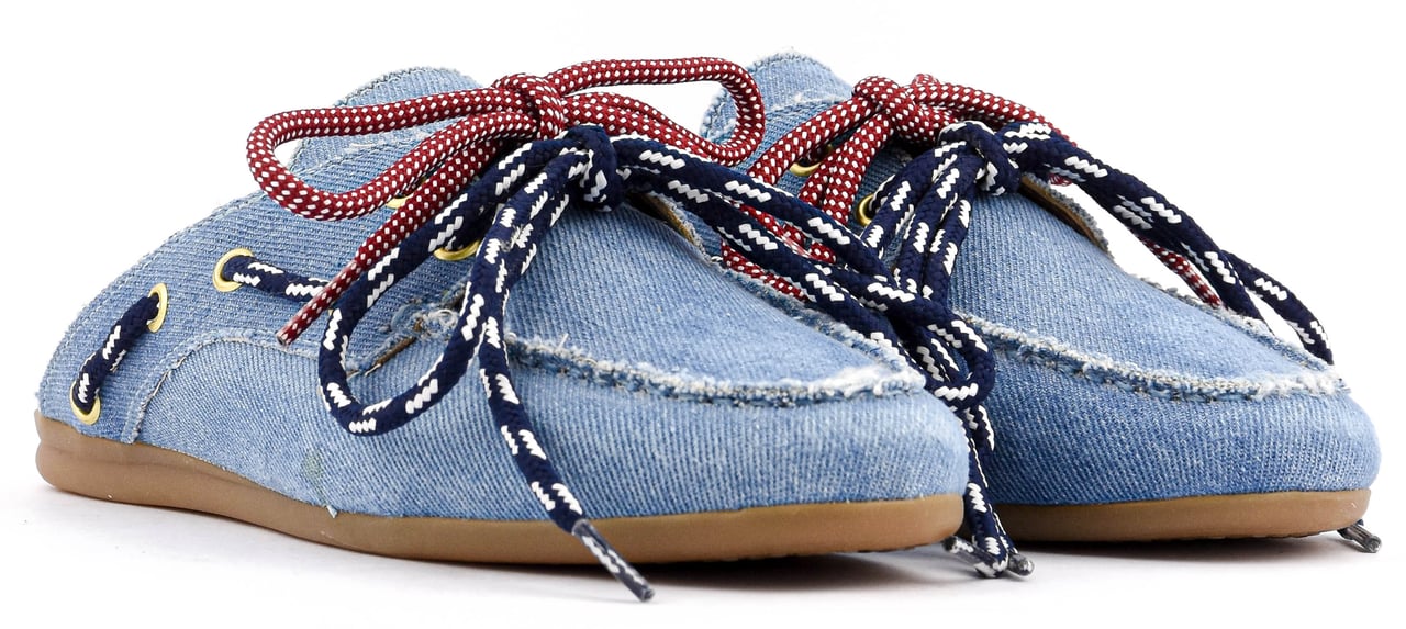 Toral Nahua Jeans Mule Blauw