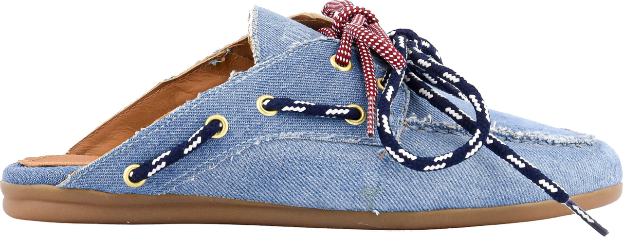 Toral Nahua Jeans Mule Blauw