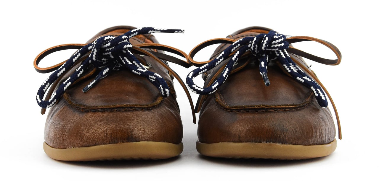 Toral Hombre Boat Loafer Cognac Leather Divers