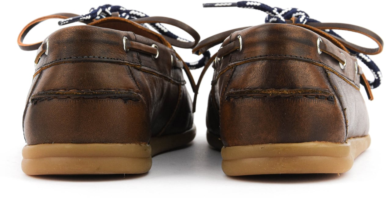 Toral Hombre Boat Loafer Cognac Leather Divers