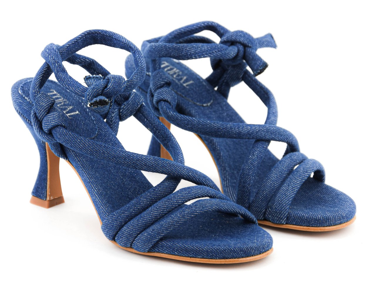 Toral California Sandal Jeans Blauw