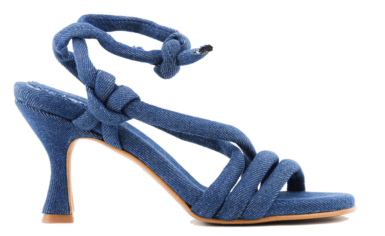 Toral California Sandal Jeans Blauw