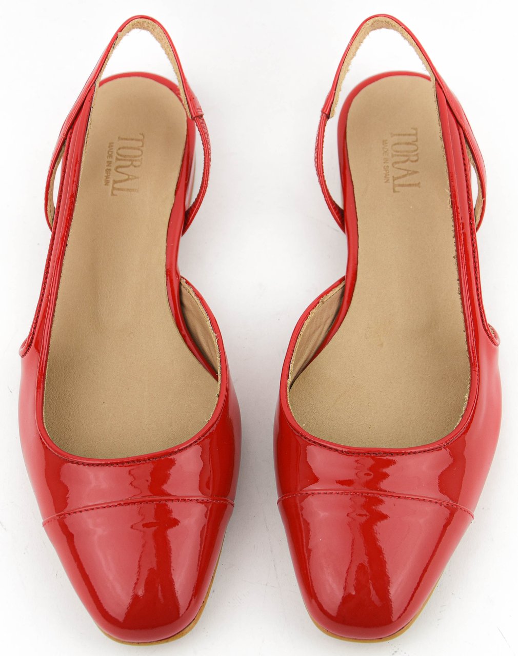 Toral X Pw Manhattan Slingback Patent Red Rood