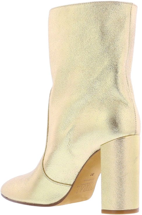 Toral Dames Siberia Champagne Metallic enkellaarsjes Metallic