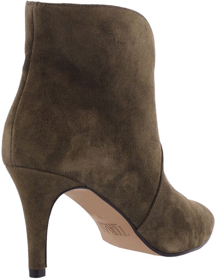 Toral Dames TL-12804 Suede Groen enkellaarsjes Groen