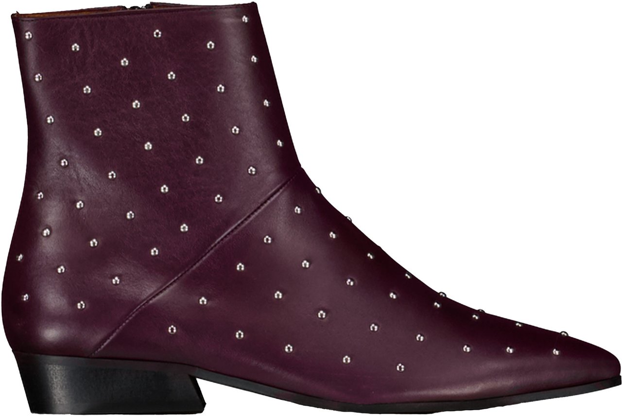 Toral Toral  Enkellaarzen Bordeaux Tl-belinda Rock Rood