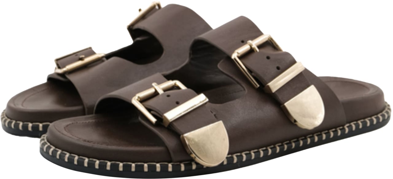 Toral Napa Slippers Donkerbruin Tl-hidra Bruin