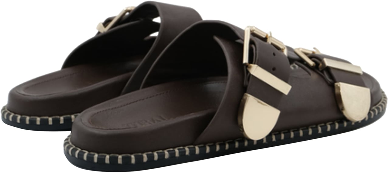 Toral Napa Slippers Donkerbruin Tl-hidra Bruin