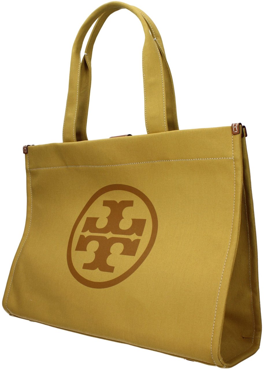 Tory Burch Tory Burch Yellow Fabric Shoulder Bag Geel