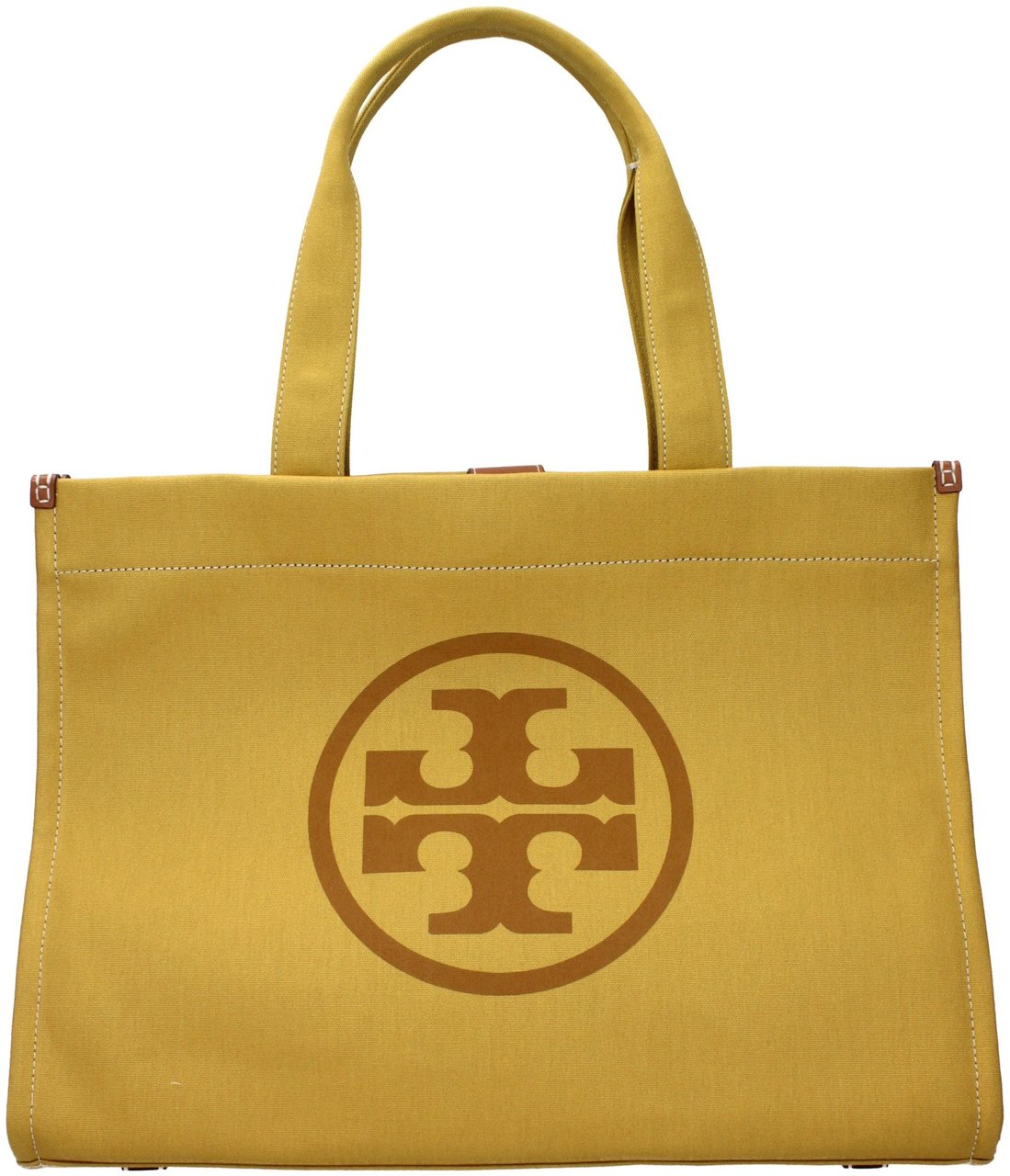 Tory Burch Tory Burch Yellow Fabric Shoulder Bag Geel