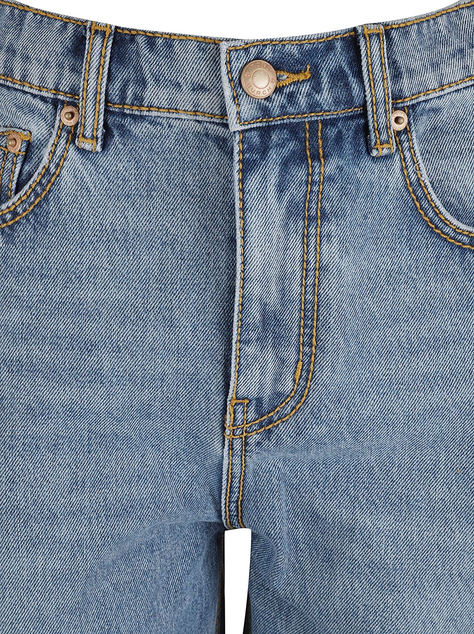 Tory Burch Mid-Rise Straight-Leg Denim Jeans Grijs