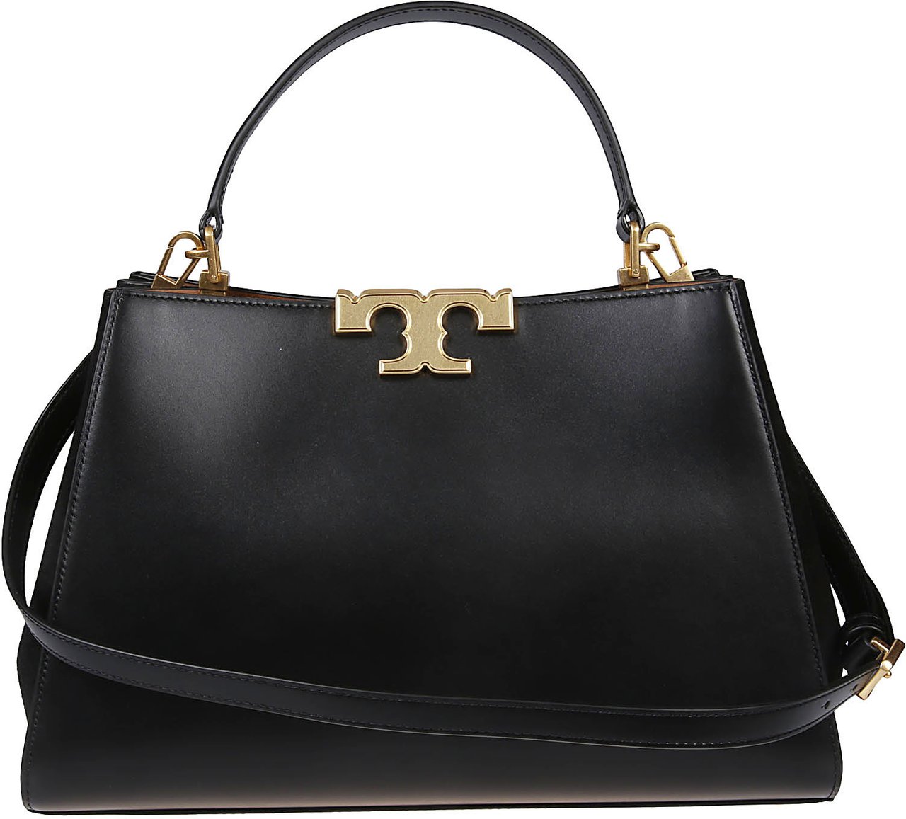 Tory Burch Eleanor Satchel Bag Black Zwart