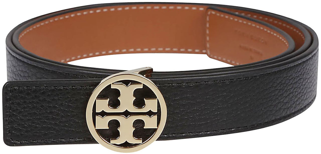 Tory Burch Miller Belt Black Zwart