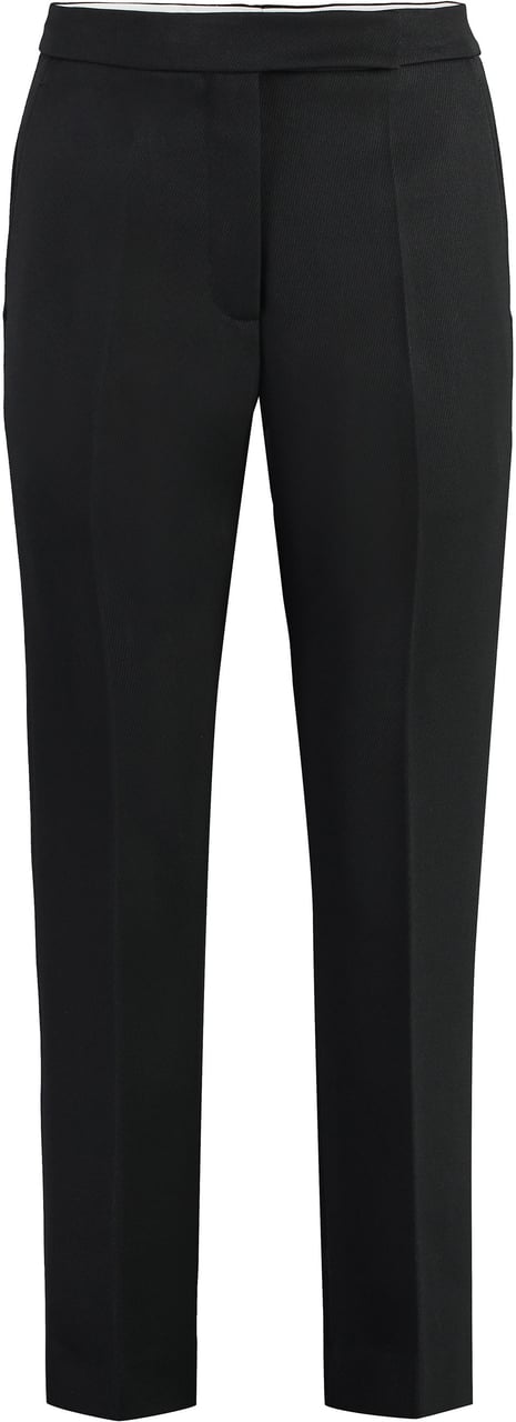 Tory Burch Wool trousers Zwart