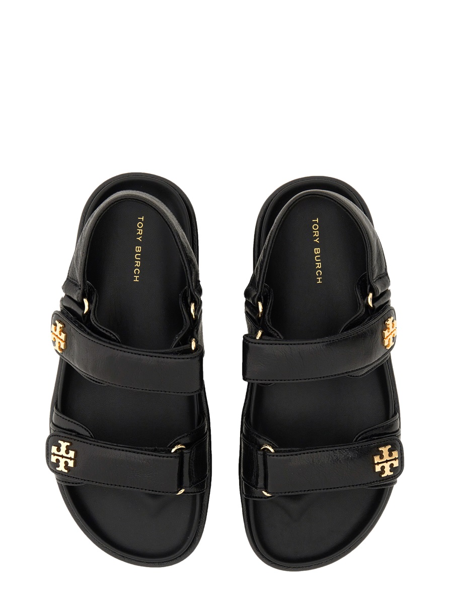 Tory Burch Black Kira Ankle Strap Sandals Zwart